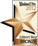 Windows IT Pro - Editor's Best Bronze award